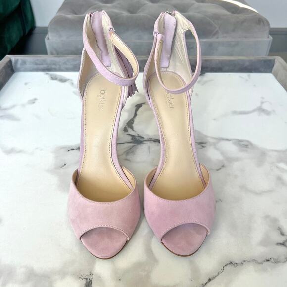 Botkier Anna Pastel Pink Ankle Strap High Heel Sandals Size 7 - Picture 3 of 9